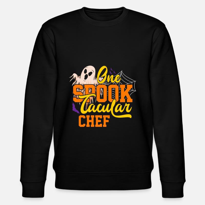 Halloween One Spooktacular Chef - Stanley/Stella Unisex Bio-Sweatshirt CHANGER  - Schwarz