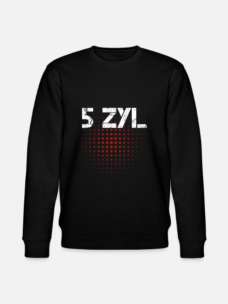 5-cylindrowy tuning silnika Tuner samochodowy - Ekologiczna bluza unisex Stanley/Stella CHANGER  - czarny