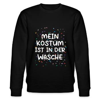 Karnewal Kölner Karneval Fasnacht Konfetti Köln - Stanley/Stella Unisex Bio-Sweatshirt CHANGER  - Schwarz - Vorne - Nik (191cm) & Marisol (170cm)