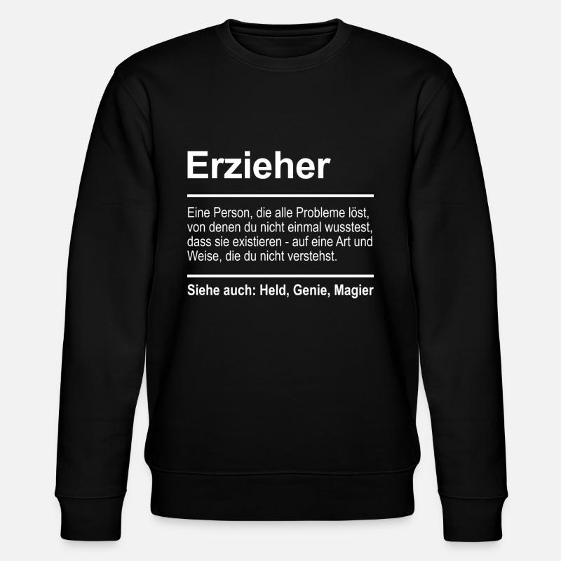 Educator - Stanley/Stella CHANGER Unisex Organic Sweatshirt - black