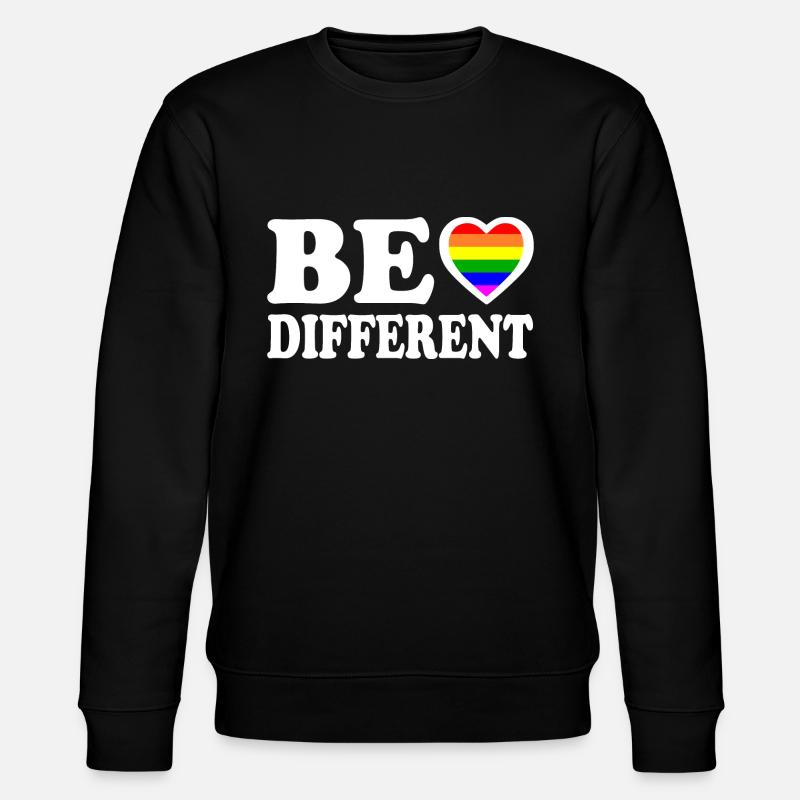 Be different - Stanley/Stella CHANGER Unisex Organic Sweatshirt - black