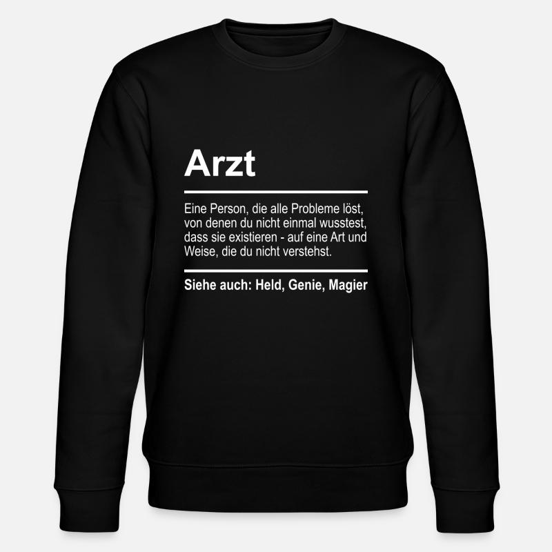 Doctor - Stanley/Stella CHANGER Unisex Organic Sweatshirt - black