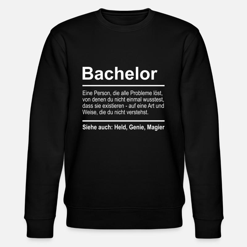 Bachelor - Stanley/Stella CHANGER Unisex Organic Sweatshirt - black