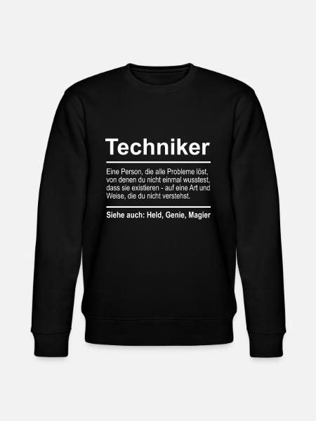 Technicien - Sweat bio CHANGER Stanley/Stella Unisexe - noir