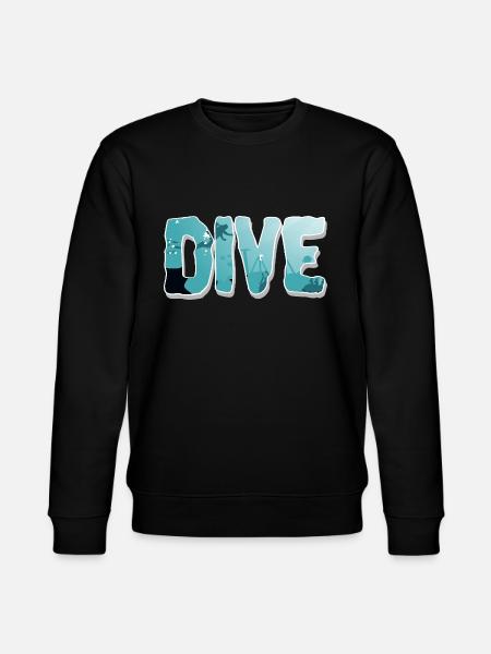 Diving Divers - Stanley/Stella CHANGER Unisex Organic Sweatshirt - black