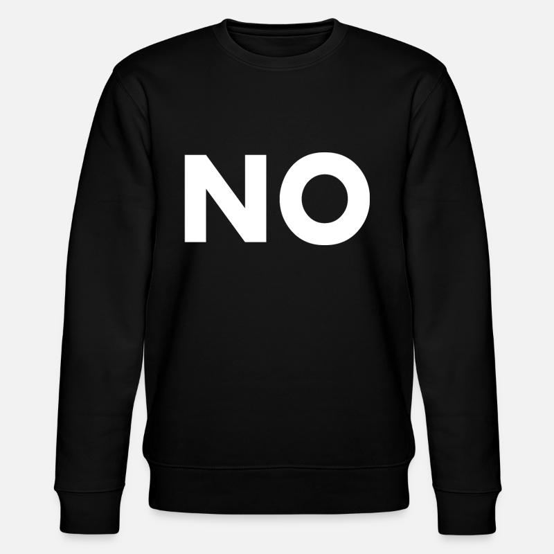 No - Stanley/Stella Unisex Bio-Sweatshirt CHANGER  - Schwarz