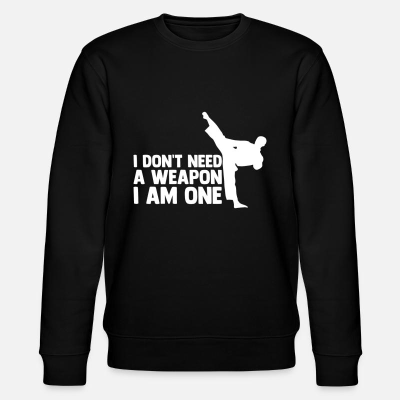 Taekwondo - Stanley/Stella Unisex Bio-Sweatshirt CHANGER  - Schwarz