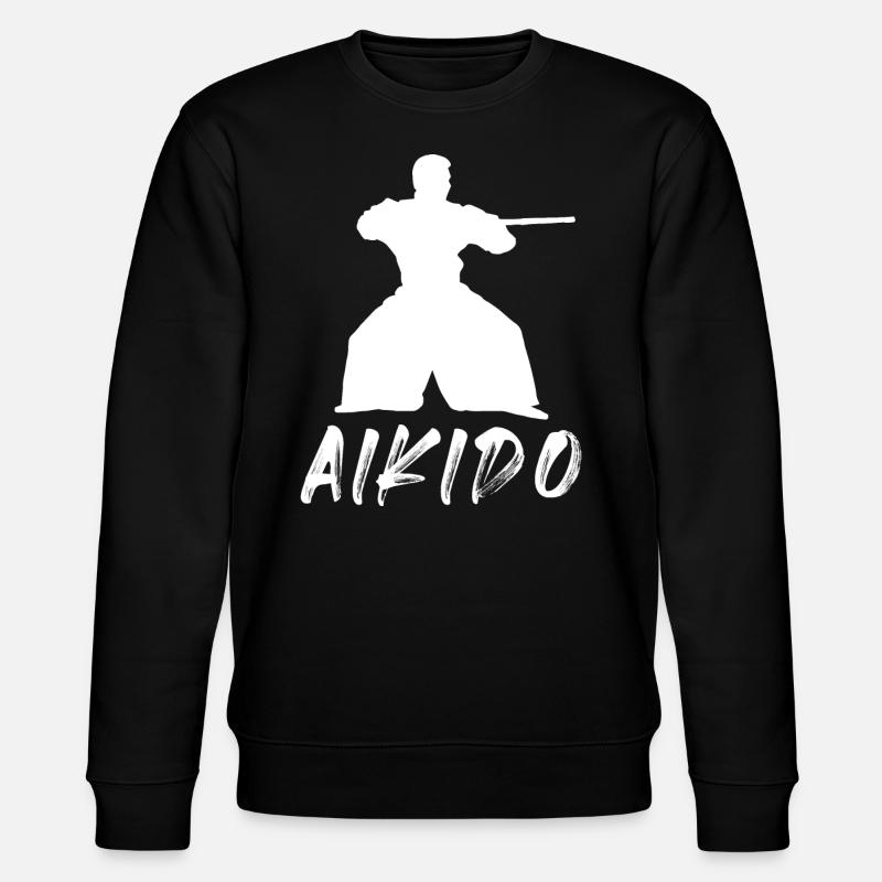 Aikido - Stanley/Stella Unisex Bio-Sweatshirt CHANGER  - Schwarz