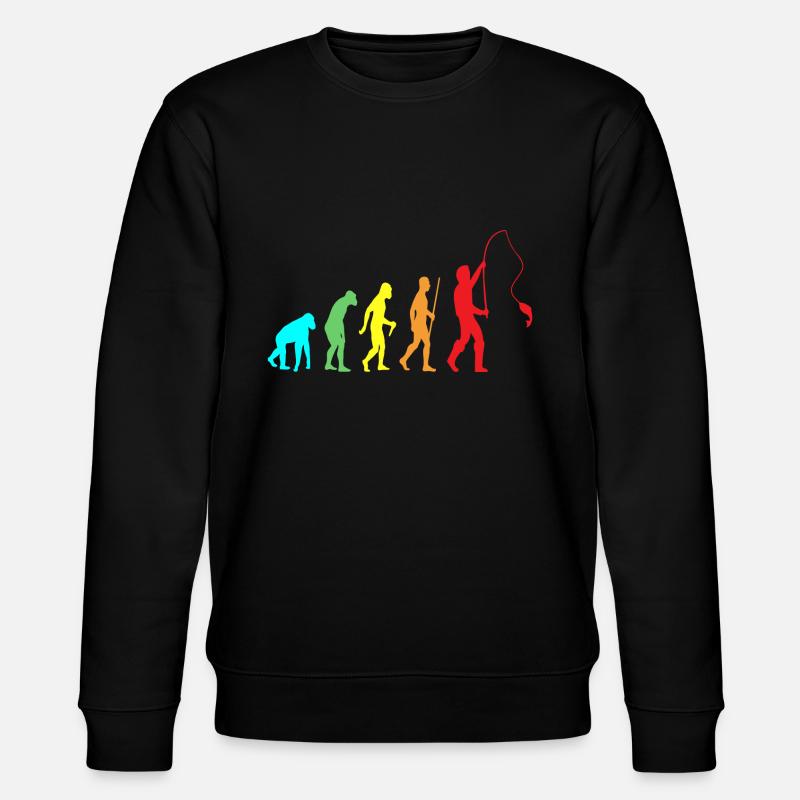 Évolution des pêcheurs - Sweat bio CHANGER Stanley/Stella Unisexe - noir