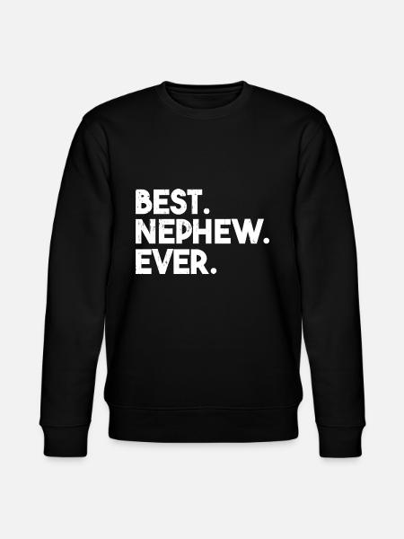 Best Nephew Ever - Stanley/Stella CHANGER Unisex Organic Sweatshirt - black