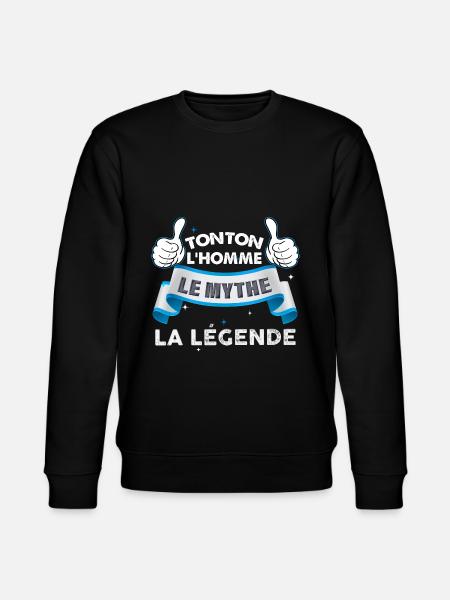 Tonton Extra La Légende - Sweat bio CHANGER Stanley/Stella Unisexe - noir