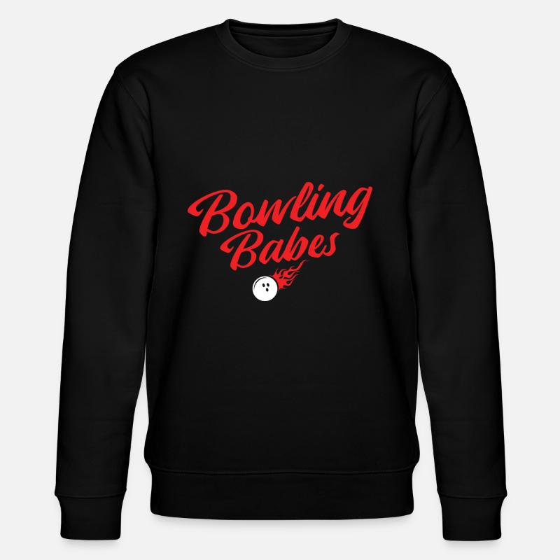 Bowling - Stanley/Stella Unisex Bio-Sweatshirt CHANGER  - Schwarz
