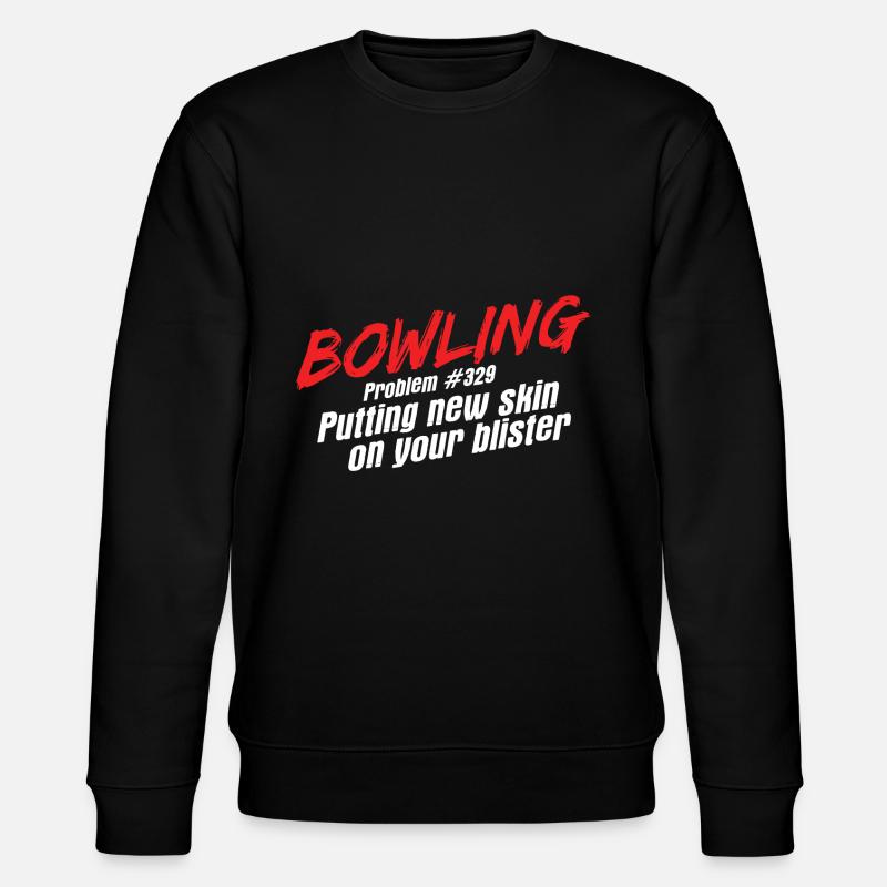 Bowling - Stanley/Stella Unisex Bio-Sweatshirt CHANGER  - Schwarz
