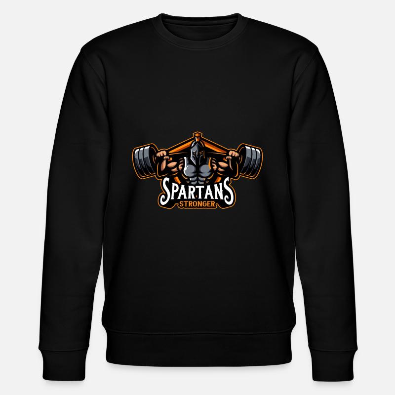Spartaner - Stanley/Stella Unisex Bio-Sweatshirt CHANGER  - Schwarz