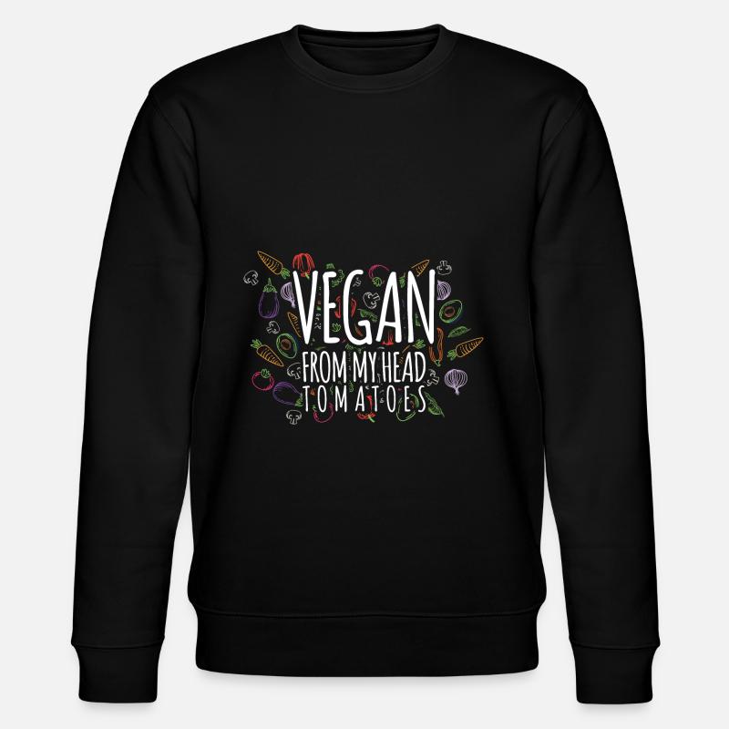 Végétaliens - Sweat bio CHANGER Stanley/Stella Unisexe - noir