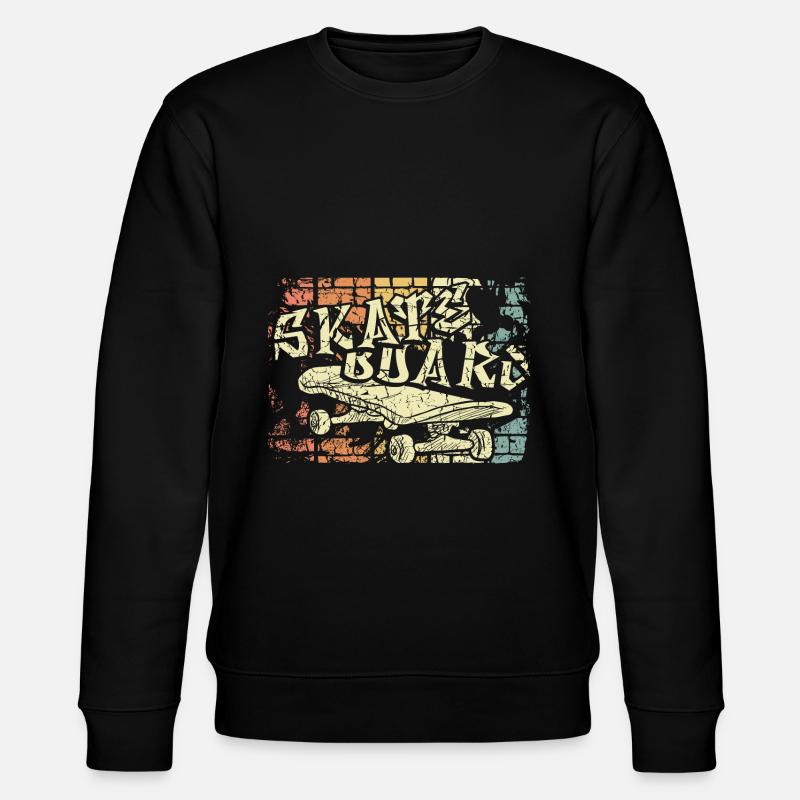 Skateboard - Sweat bio CHANGER Stanley/Stella Unisexe - noir