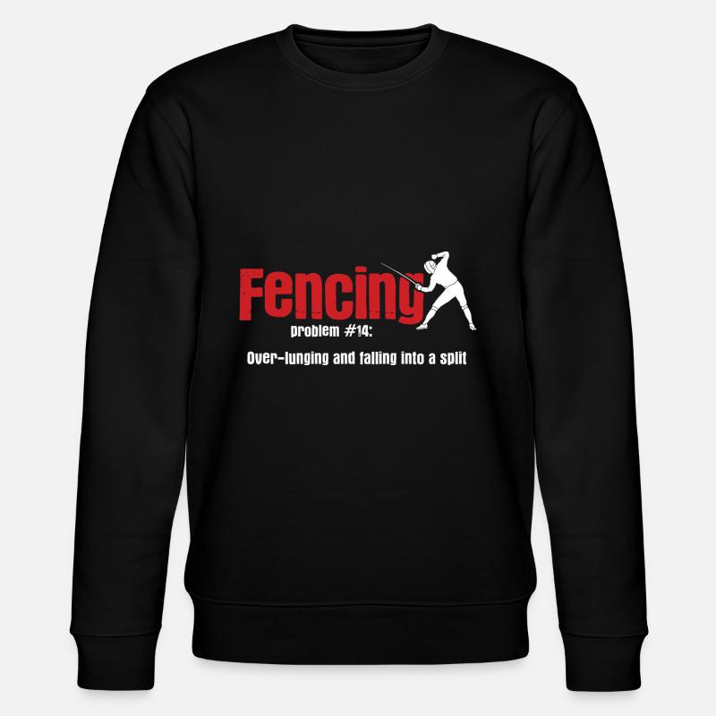 Fechten - Stanley/Stella Unisex Bio-Sweatshirt CHANGER  - Schwarz