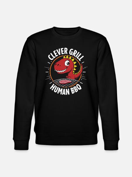 Clever Grill - Stanley/Stella Unisex Bio-Sweatshirt CHANGER - Schwarz