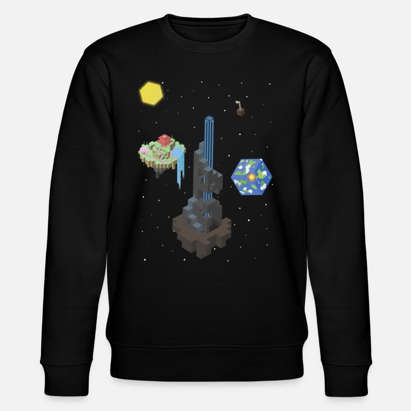 l'espace cubique - Sweat bio CHANGER Stanley/Stella Unisexe - noir