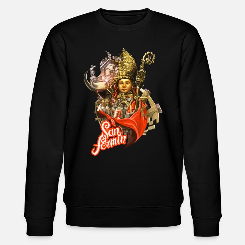 San Fermin - Stanley/Stella Unisex Bio-Sweatshirt CHANGER  - Schwarz