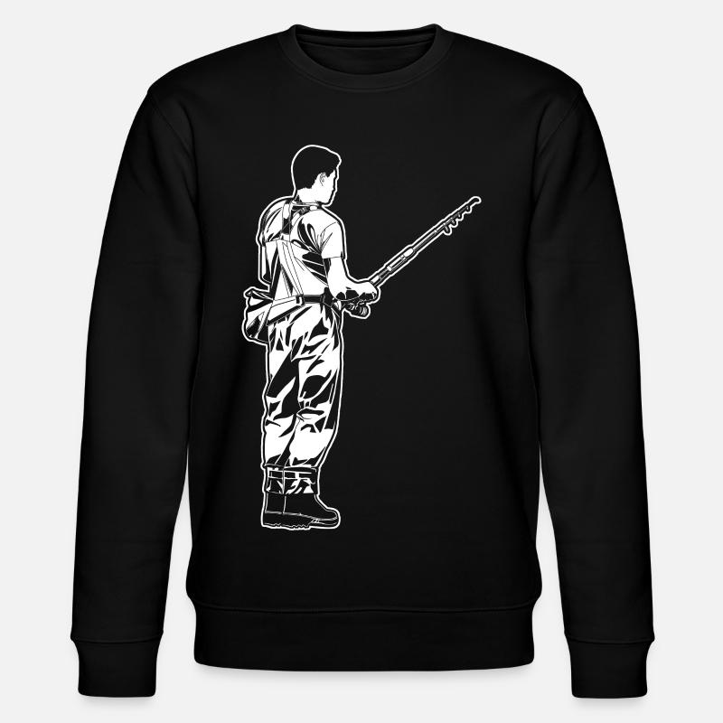 Angler - Stanley/Stella Unisex Bio-Sweatshirt CHANGER  - Schwarz