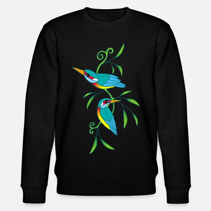 Oiseaux et nature - Sweat bio CHANGER Stanley/Stella Unisexe - noir
