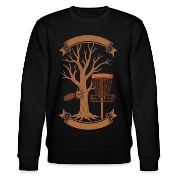 THACK Arbre Hit Disc Golf Panier Disque Volant - Sweat bio CHANGER Stanley/Stella Unisexe - noir - Devant - Nik (191cm) & Marisol (170cm)
