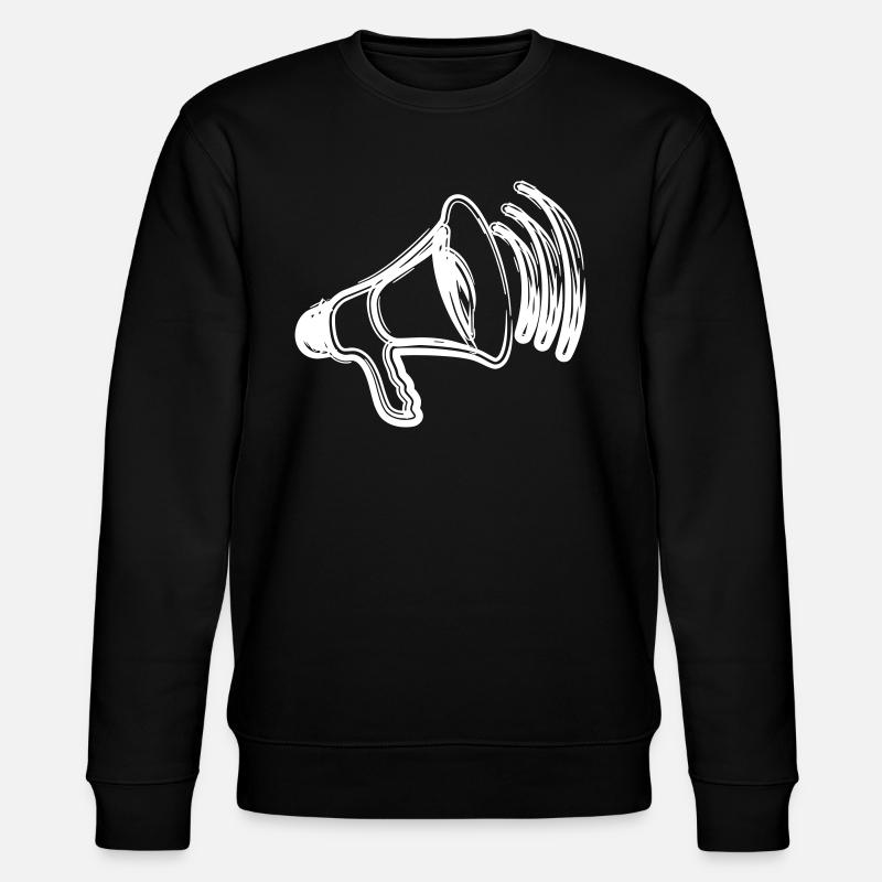 Megaphon - Stanley/Stella Unisex Bio-Sweatshirt CHANGER  - Schwarz