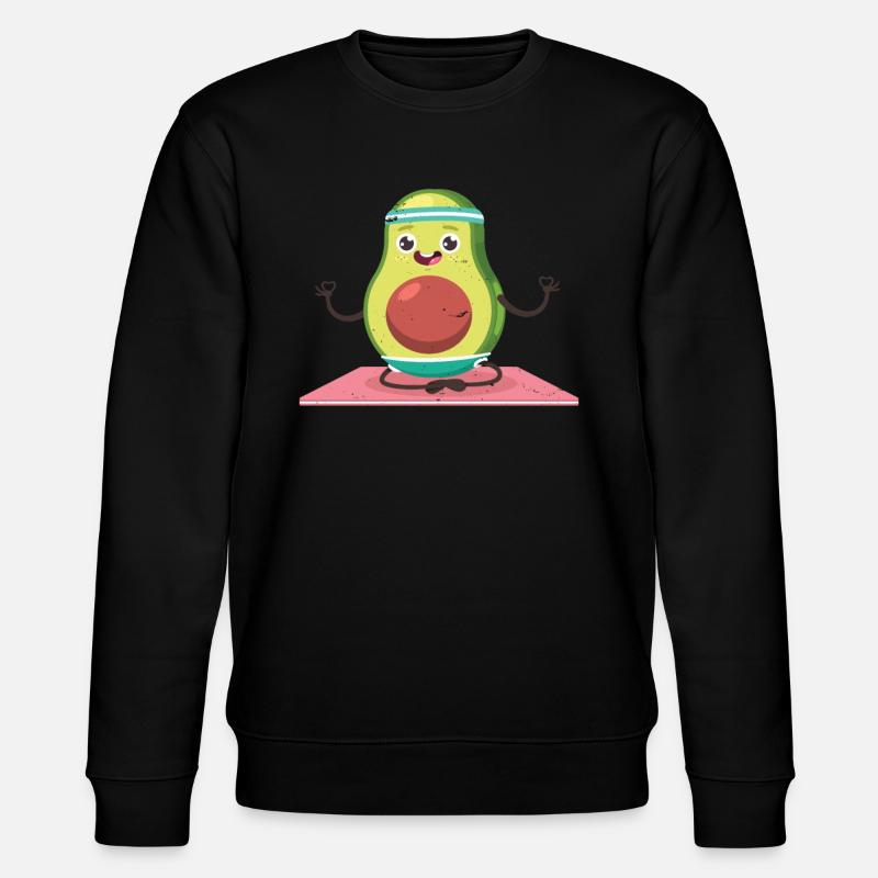 Avocado - Stanley/Stella Unisex Bio-Sweatshirt CHANGER  - Schwarz