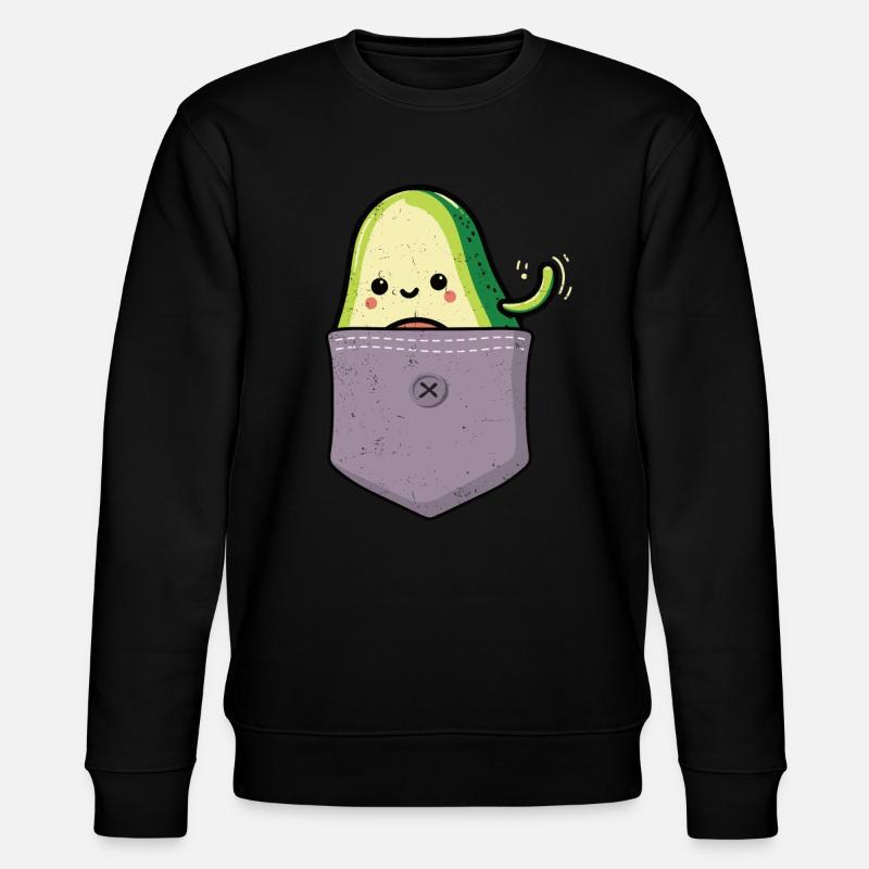 Avocado - Stanley/Stella Unisex Bio-Sweatshirt CHANGER  - Schwarz