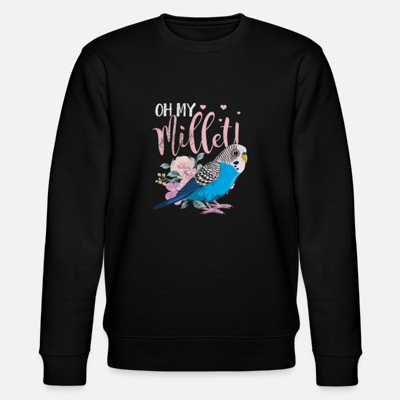 Perruche ondulée - Sweat bio CHANGER Stanley/Stella Unisexe - noir