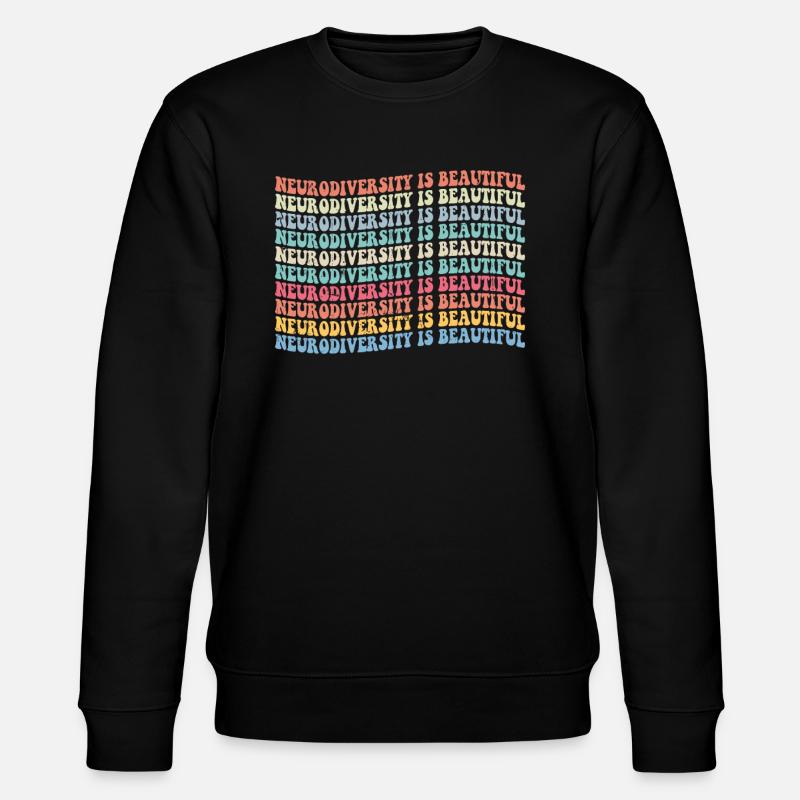 Autismus - Stanley/Stella Unisex Bio-Sweatshirt CHANGER  - Schwarz
