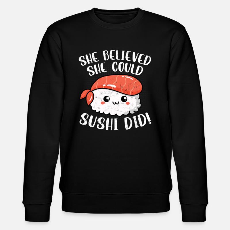 Sushi - Stanley/Stella Unisex Bio-Sweatshirt CHANGER  - Schwarz