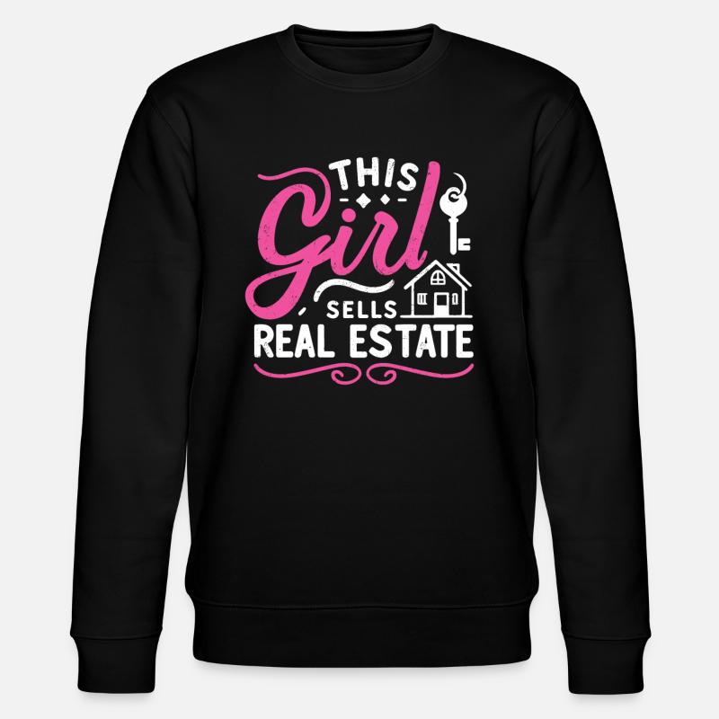 Agent immobilier - Sweat bio CHANGER Stanley/Stella Unisexe - noir