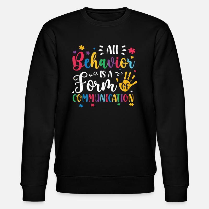 Autismus - Stanley/Stella Unisex Bio-Sweatshirt CHANGER  - Schwarz