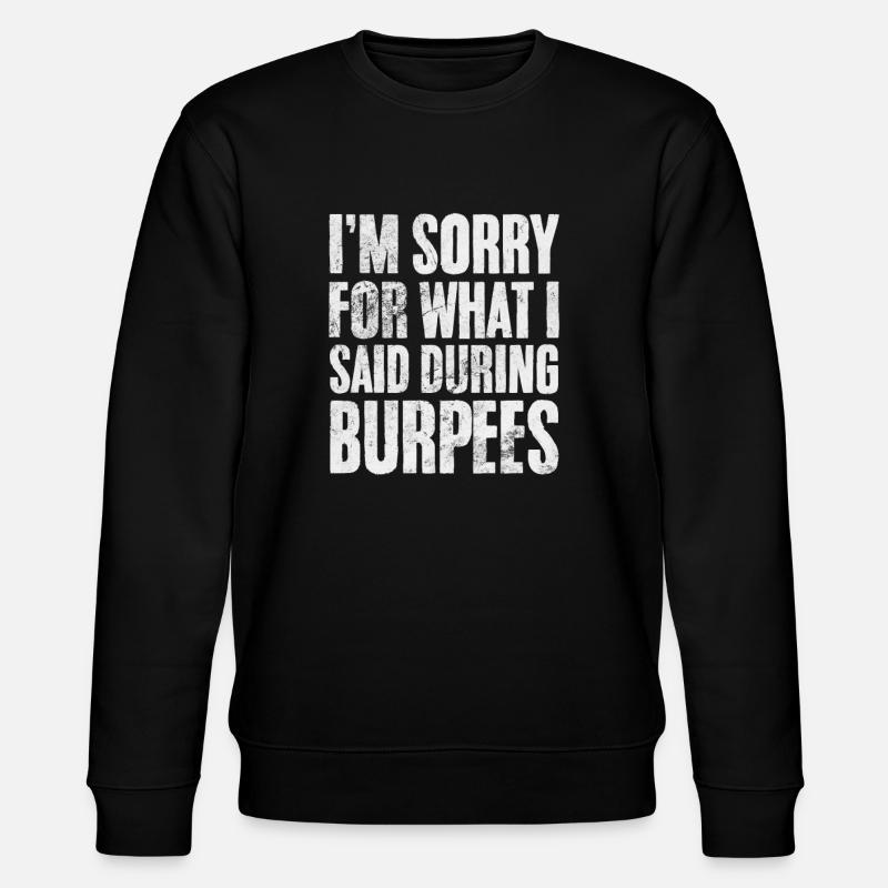 Burpees - Stanley/Stella Unisex Bio-Sweatshirt CHANGER - Schwarz