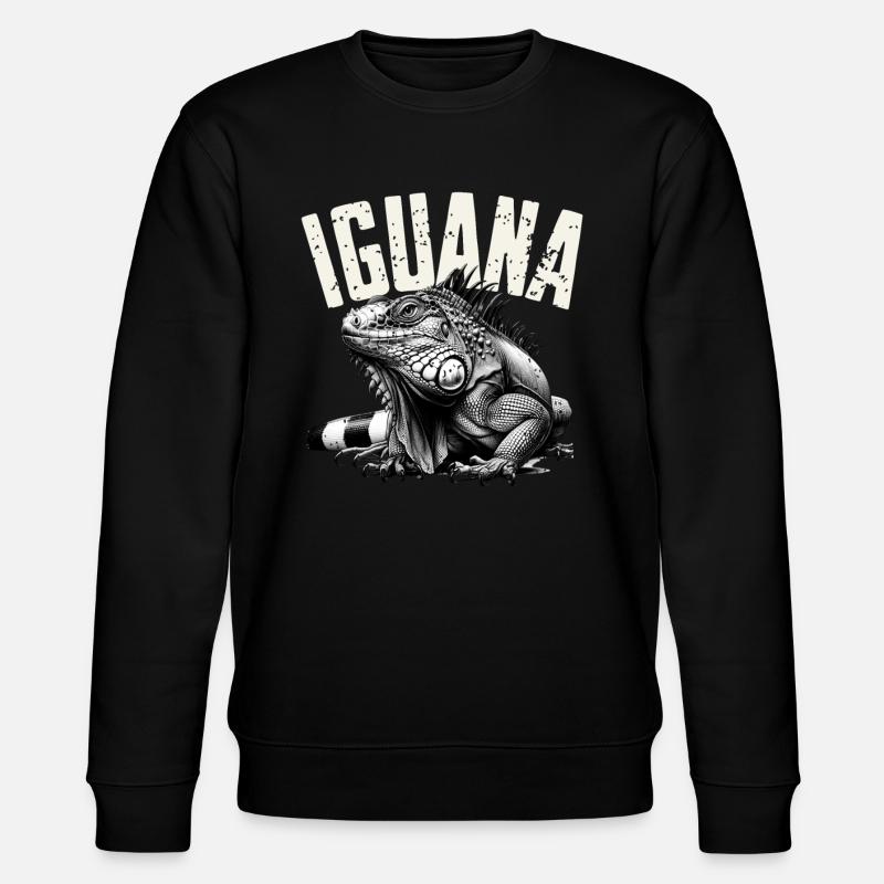 Leguan - Stanley/Stella Unisex Bio-Sweatshirt CHANGER - Schwarz