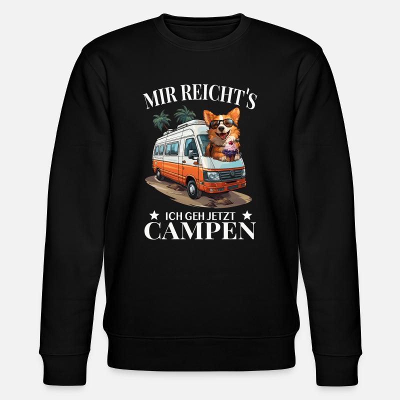 Camping - Stanley/Stella Unisex Bio-Sweatshirt CHANGER  - Schwarz