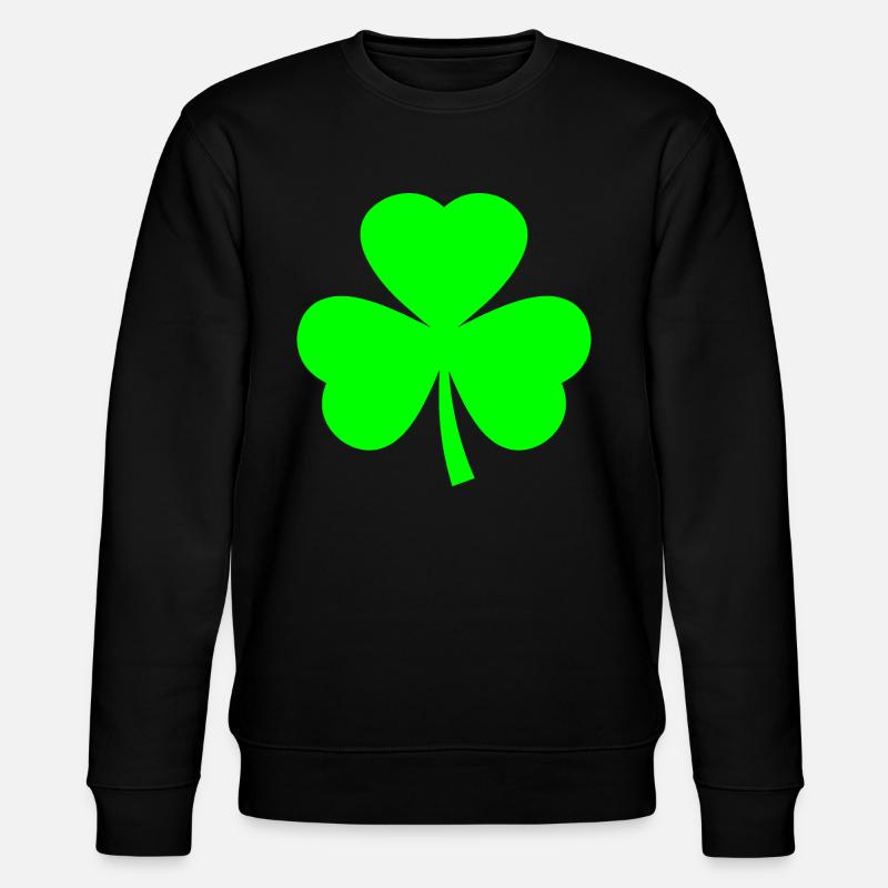 Trèfle d’Irlande - Sweat bio CHANGER Stanley/Stella Unisexe - noir