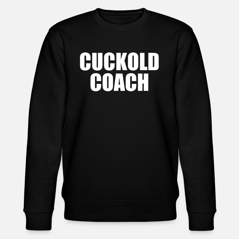 Cuckold coach - Stanley/Stella Unisex Bio-Sweatshirt CHANGER  - Schwarz
