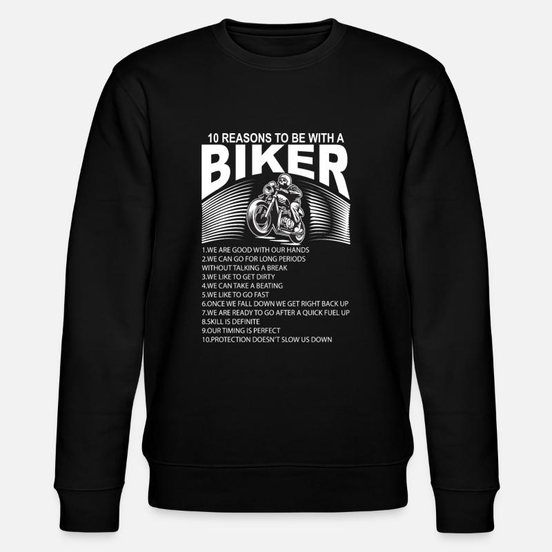 Bikers - Sweat bio CHANGER Stanley/Stella Unisexe - noir