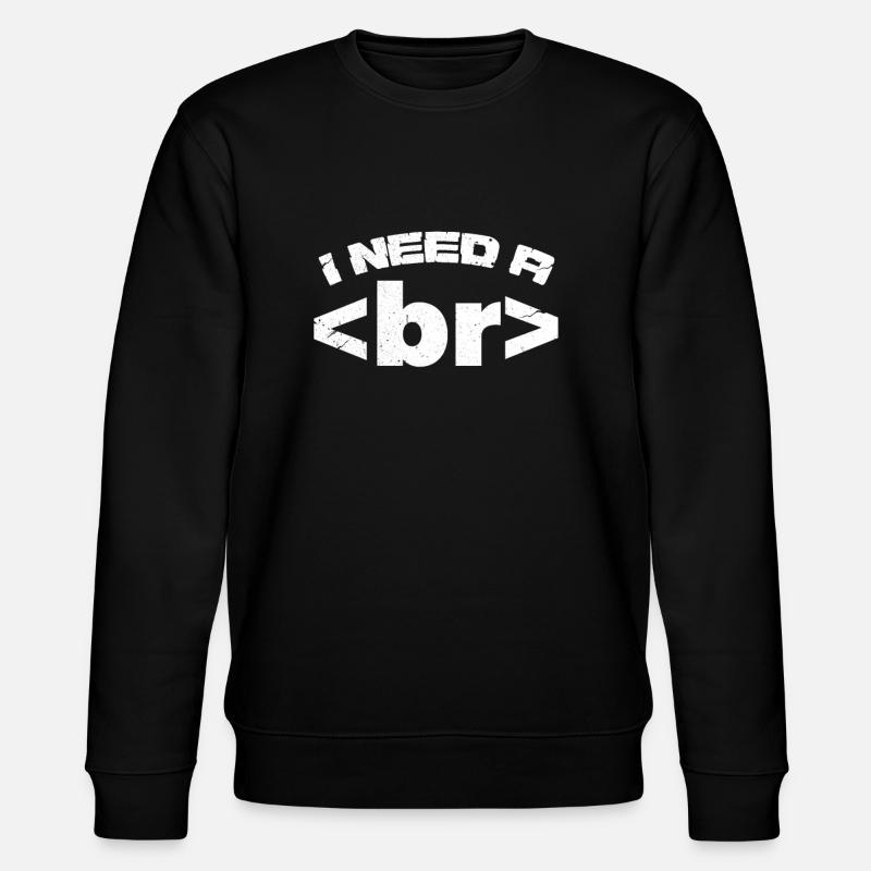 Programmeur - Sweat bio CHANGER Stanley/Stella Unisexe - noir