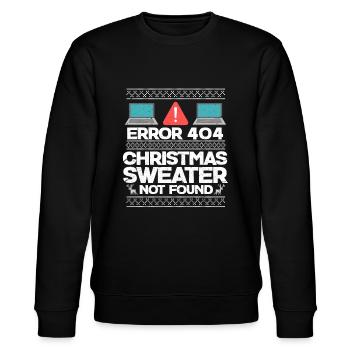 Kerstkostuum Ugly Christmas Xmas gift - Stanley/Stella Uniseks bio-sweatshirt CHANGER  - zwart - Voor - Nik (191cm) & Marisol (170cm)