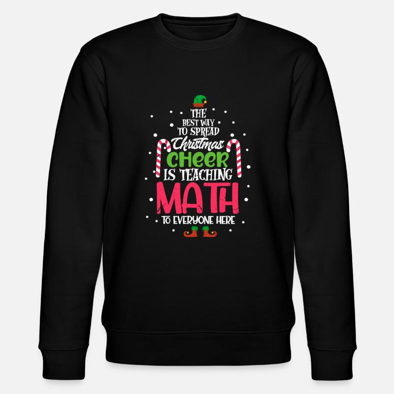 Professeur de mathématiques Noël - Sweat bio CHANGER Stanley/Stella Unisexe - noir