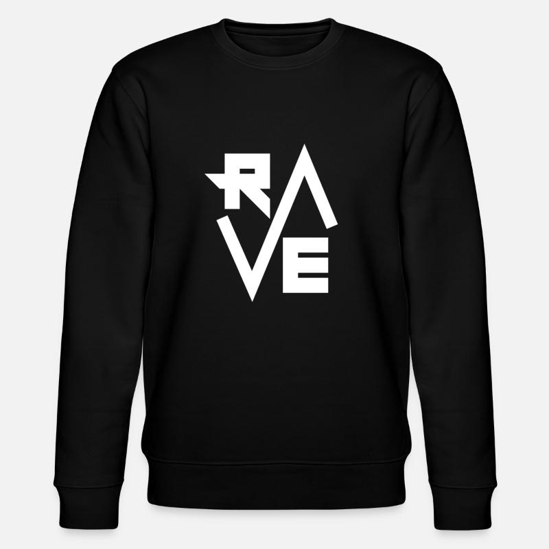Rave - Stanley/Stella Unisex Bio-Sweatshirt CHANGER  - Schwarz