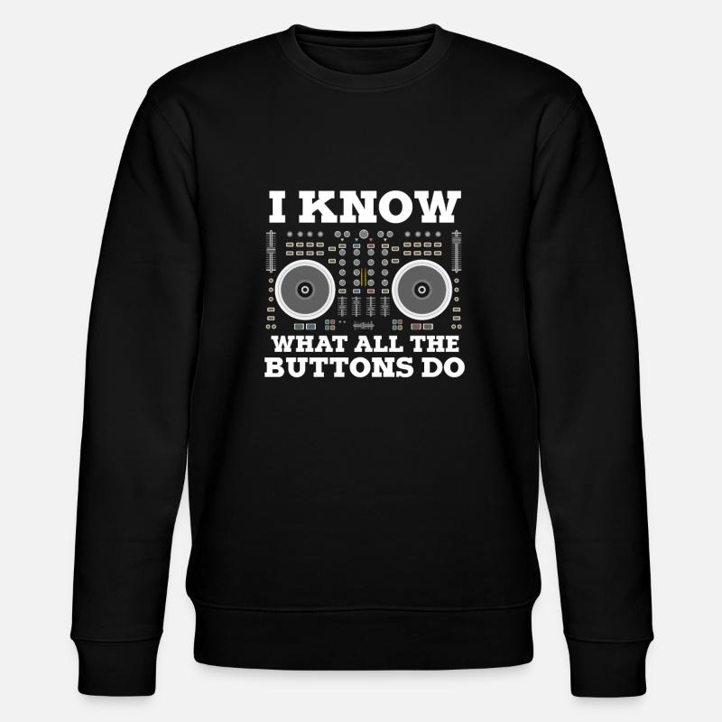 Techno DJ - Stanley/Stella CHANGER Unisex Organic Sweatshirt - black