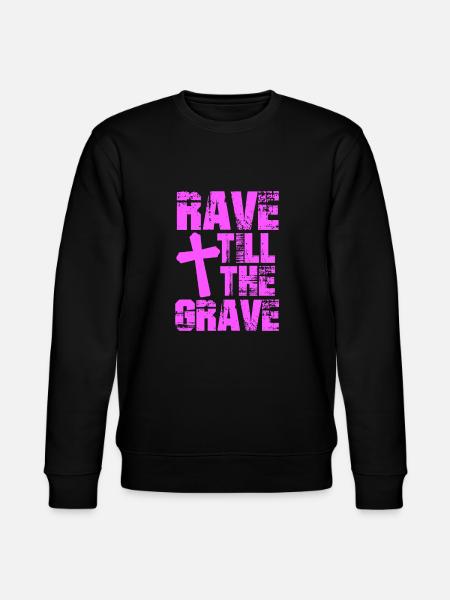 rave - Stanley/Stella CHANGER Unisex Organic Sweatshirt - black