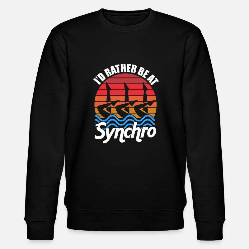 Synchronized swimming - Stanley/Stella CHANGER Unisex Organic Sweatshirt - black