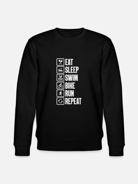 Triathlon - Stanley/Stella CHANGER Unisex Organic Sweatshirt - black