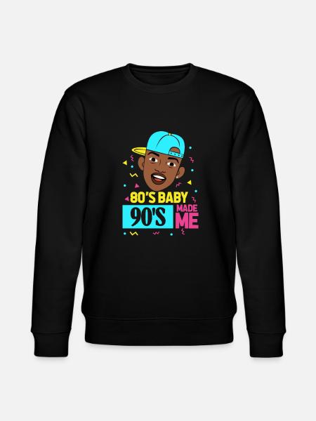 90s hip hop - Stanley/Stella CHANGER Unisex Organic Sweatshirt - black